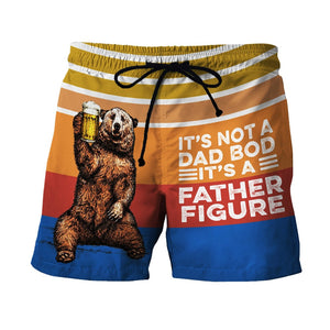 IT'S NOT A DAD BOD IT'S A FATHER FIGURE Swim Shorts