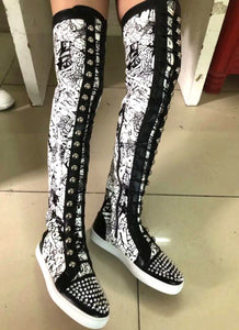 High Boots With Spikes