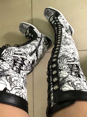 Load image into Gallery viewer, High Boots With Spikes
