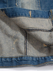 Load image into Gallery viewer, Sleeveless Denim Jacket
