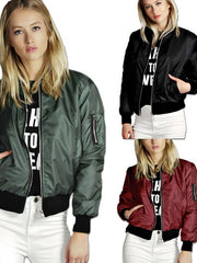 Load image into Gallery viewer, Long Sleeve Bomber  Jackets
