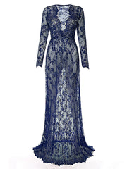 Load image into Gallery viewer, Maternity Sheer Lace Dress
