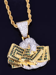 Load image into Gallery viewer, Money in the Hand Pendant Necklace
