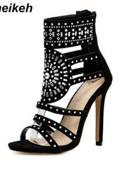 Load image into Gallery viewer, Beaded High Heels
