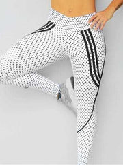 Load image into Gallery viewer, V-Waist Sporty Print Leggings
