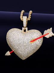 Load image into Gallery viewer, Heart Arrow Necklace &amp; Pendant
