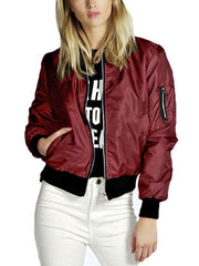 Load image into Gallery viewer, Long Sleeve Bomber  Jackets
