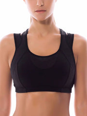 Load image into Gallery viewer, High Impact Mesh Panel Sports Bra
