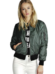 Load image into Gallery viewer, Long Sleeve Bomber  Jackets
