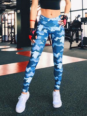 Load image into Gallery viewer, High Waist Camouflage Print Leggings
