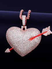 Load image into Gallery viewer, Heart Arrow Necklace &amp; Pendant
