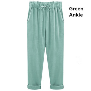 Linen Baggy Pants 