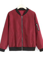 Load image into Gallery viewer, Long Sleeve Bomber  Jackets
