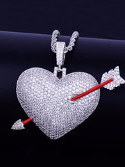 Load image into Gallery viewer, Heart Arrow Necklace &amp; Pendant
