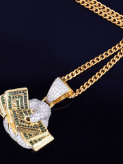 Load image into Gallery viewer, Money in the Hand Pendant Necklace
