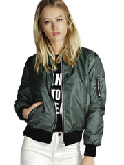 Load image into Gallery viewer, Long Sleeve Bomber  Jackets
