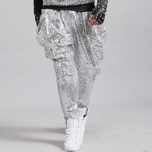 Sequin Harem Pants