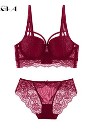 Load image into Gallery viewer, Lace Lingerie Set Bra &amp; Panties
