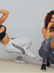 Load image into Gallery viewer, V-Waist Sporty Print Leggings
