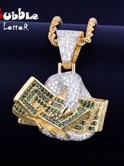 Load image into Gallery viewer, Money in the Hand Pendant Necklace
