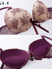 Load image into Gallery viewer, Lace Print Bra and Underwear
