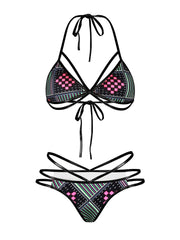 Load image into Gallery viewer, Bikini Ethnic Color Pattern Print
