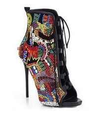 Load image into Gallery viewer, Rhinestone High Heels
