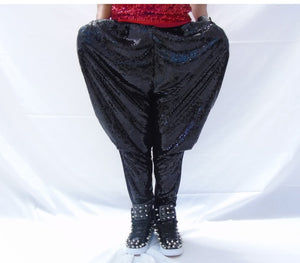 Sequin Harem Pants