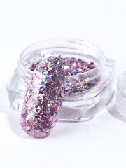 Load image into Gallery viewer, Mix Glitter Nail Flakes Set (8 containers)
