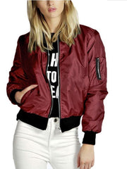 Load image into Gallery viewer, Long Sleeve Bomber  Jackets
