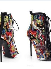 Load image into Gallery viewer, Rhinestone High Heels
