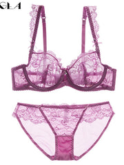 Load image into Gallery viewer, Lace Bra and Underwear
