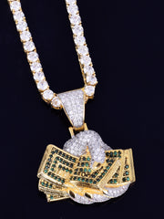 Load image into Gallery viewer, Money in the Hand Pendant Necklace
