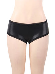 Load image into Gallery viewer, Faux Leather Scrunch Butt Underwear
