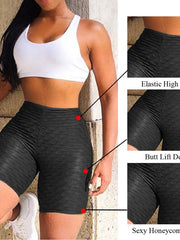 Load image into Gallery viewer, High Waist Scrunch Butt Fitness Shorts
