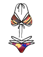 Load image into Gallery viewer, Bikini Ethnic Color Pattern Print
