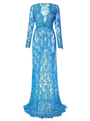 Load image into Gallery viewer, Maternity Sheer Lace Dress
