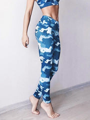 Load image into Gallery viewer, High Waist Camouflage Print Leggings

