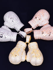 Load image into Gallery viewer, Boxing Gloves Pendant Necklace
