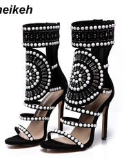 Load image into Gallery viewer, Beaded High Heels
