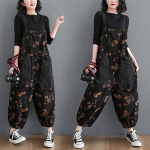 Loose Jeans Jumpsuit