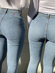 Load image into Gallery viewer, High Waist Stretchy Jeans
