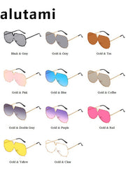 Load image into Gallery viewer,  Vintage Shield Sunglasses For Women