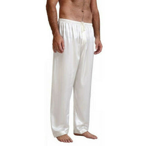 Men's Satin Silk Soft Pajamas Pants 