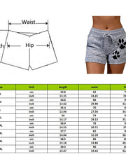 Load image into Gallery viewer, Drawstring Paw Print Shorts
