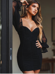 Load image into Gallery viewer, Sheer Sleeve Dress
