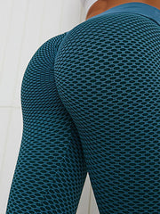 Load image into Gallery viewer, High Waist Booty Enhancing Texture Leggings
