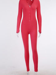Load image into Gallery viewer, Long Sleeve Bodycon Jumpsuit
