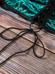 Load image into Gallery viewer, Velvet Two Piece Top &amp; Bottom
