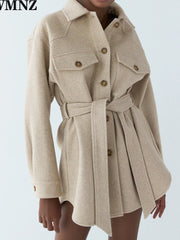 Load image into Gallery viewer, Loose Woolen Coat
